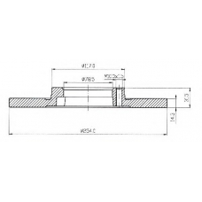 BDC3519 QUINTON HAZELL Тормозной диск