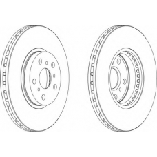 DDF502-1 FERODO Тормозной диск