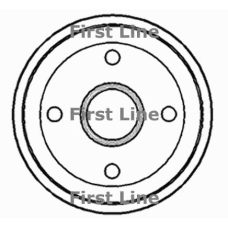 FBR940 FIRST LINE Тормозной барабан