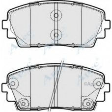 PAD1877 APEC Комплект тормозных колодок, дисковый тормоз