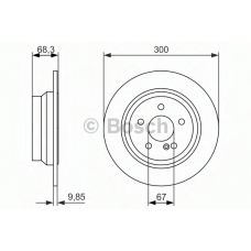 0 986 479 931 BOSCH Тормозной диск