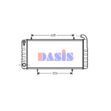 370400N AKS DASIS Радиатор, охлаждение двигател