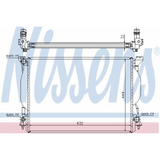 60306A NISSENS Радиатор, охлаждение двигателя