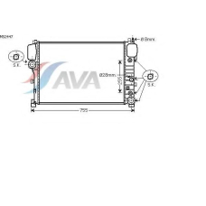 MS2447 GERI Радиатор, охлаждение двигател