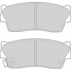 DBP360712 DURON Комплект тормозных колодок, дисковый тормоз