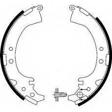BS1148 QUINTON HAZELL Комплект тормозных колодок