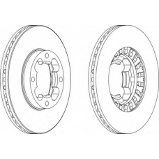 DDF399-1 FERODO Тормозной диск