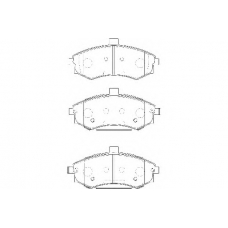 WBP24031A WAGNER LOCKHEED Комплект тормозных колодок, дисковый тормоз