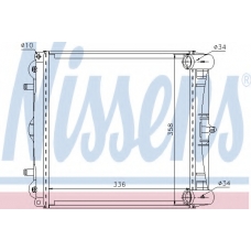 63777 NISSENS Радиатор, охлаждение двигателя