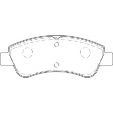 DBP344066 DURON Комплект тормозных колодок, дисковый тормоз