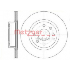 61365.10 METZGER Тормозной диск