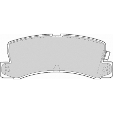 FD6634A NECTO Комплект тормозных колодок, дисковый тормоз