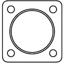 83 32 3083 HJS Прокладка, труба выхлопного газа