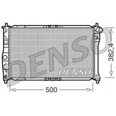 DRM08001 NPS Радиатор, охлаждение двигателя
