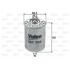 587704 VALEO Топливный фильтр