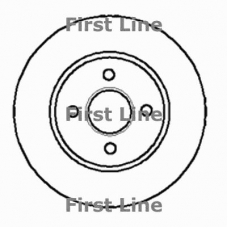 FBD483 FIRST LINE Тормозной диск