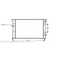 VWA2102 Prasco Радиатор, охлаждение двигателя