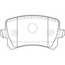 WBP24483A WAGNER LOCKHEED Комплект тормозных колодок, дисковый тормоз