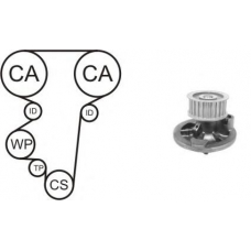WPK-169601 AIRTEX Водяной насос + комплект зубчатого ремня
