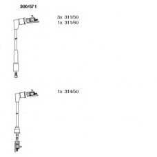 300/571 BREMI Комплект проводов зажигания