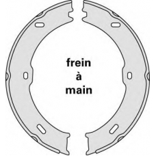M871 MGA Комплект тормозных колодок, стояночная тормозная с