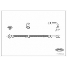 19033603 CORTECO Тормозной шланг