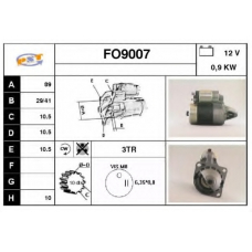 FO9007 SNRA Стартер