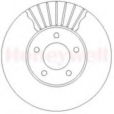 562292B BENDIX Тормозной диск