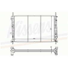 62332 NISSENS Охладитель, охлаждение двигателя