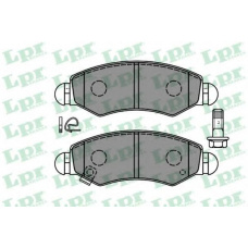 05P1280 LPR Комплект тормозных колодок, дисковый тормоз