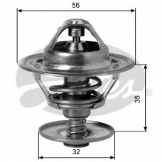 TH13182G1 GATES Термостат, охлаждающая жидкость