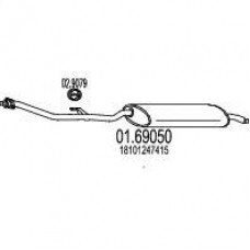 01.69050 MTS Глушитель выхлопных газов конечный
