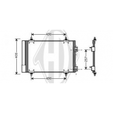 8407201 DIEDERICHS Конденсатор, кондиционер