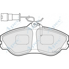 PAD575 APEC Комплект тормозных колодок, дисковый тормоз