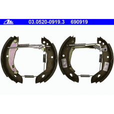 03.0520-0919.3 ATE Комплект тормозных колодок