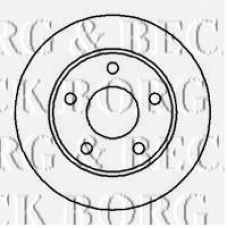 BBD4026 BORG & BECK Тормозной диск