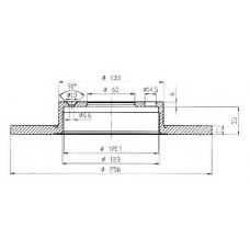 BDC4812 QUINTON HAZELL Тормозной диск