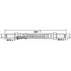 FBH6135 FIRST LINE Тормозной шланг