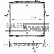2900221 KUHLER SCHNEIDER Радиатор, охлаждение двигател