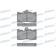 AC856881D AC Delco Комплект тормозных колодок, дисковый тормоз