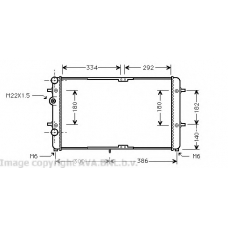 VW2180 Prasco Радиатор, охлаждение двигателя