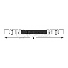 100 611 0004 MEYLE Тормозной шланг