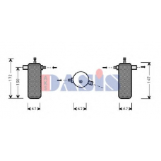 800263N AKS DASIS Осушитель, кондиционер