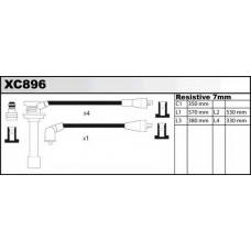 XC896 QUINTON HAZELL Комплект проводов зажигания