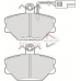 ADB11063 COMLINE Комплект тормозных колодок, дисковый тормоз