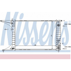 63071 NISSENS Радиатор, охлаждение двигателя