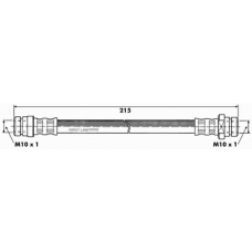 FBH6331 FIRST LINE Тормозной шланг