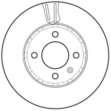 562727BC BENDIX Тормозной диск