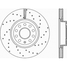 BDRS2207.25 OPEN PARTS Тормозной диск