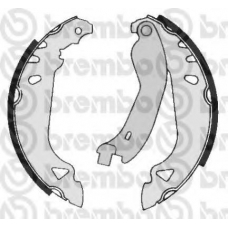 S 23 510 BREMBO Комплект тормозных колодок